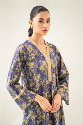 2-Pc Printed Lawn Shirt with Straight Trouser SCPM3-016